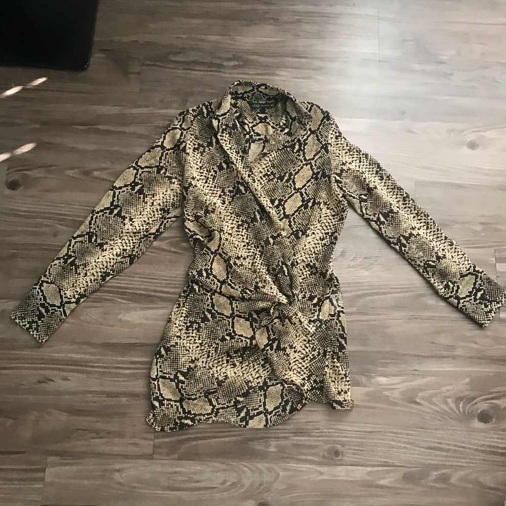 Zara Python Snake Blouse - image 1